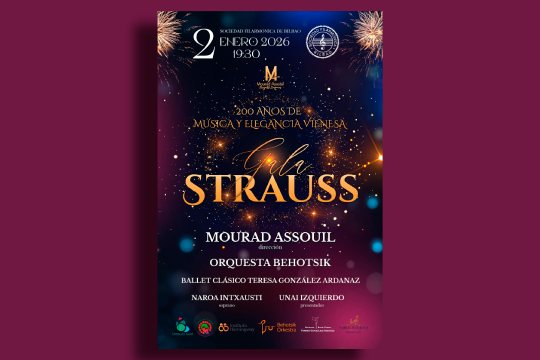 "STRAUSS GALA: 200 A&Ntilde;OS DE M&Uacute;SICA Y ELEGANCIA VIENESA"