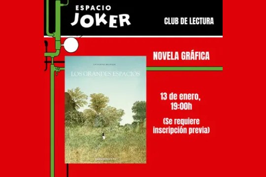Club de lectura: "Los grandes espacios" (Catherine Meurisse)