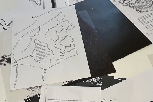 Taller de arte con Ariana Rac:"Siluetas de algo que creo es materia"