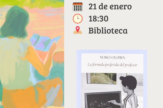 Club de lectura: "La f&oacute;rmula preferida del profesor" (Yoko Ogawa)