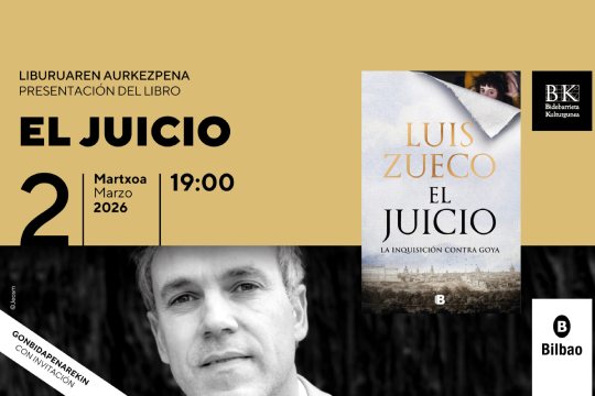 Presentación de libro: "El juicio" (Luis Zueco) Presentación de libro: "El juicio" (Luis Zueco)