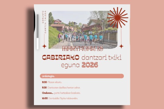 Gabiriako Dantzari Txiki Eguna 2026