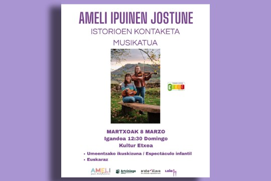 Cuentacuentos: "AMELI IPUINEN JUSTUNE"