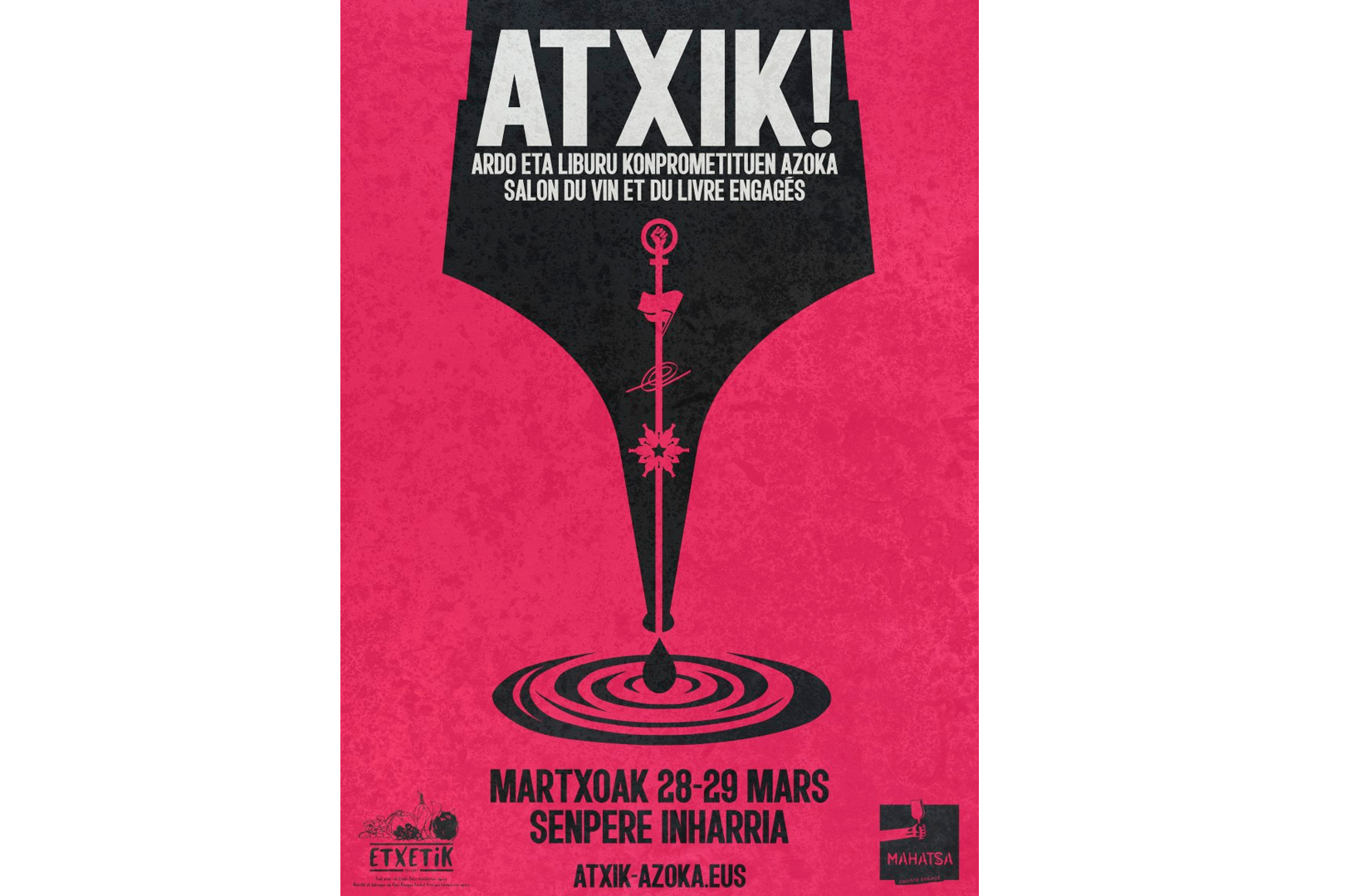 Atxik! Feria de vino y libros comprometidos Atxik! Feria de vino y libros comprometidos