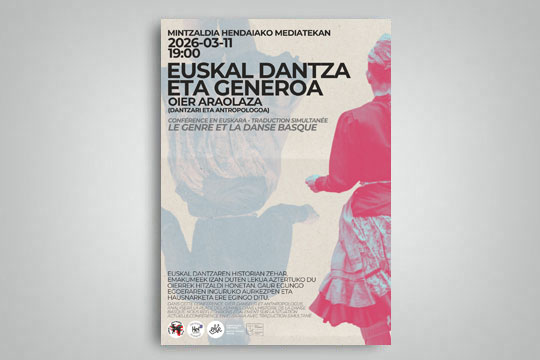 Conferencia de Oier Araolaza: "Euskal dantza eta generoa"