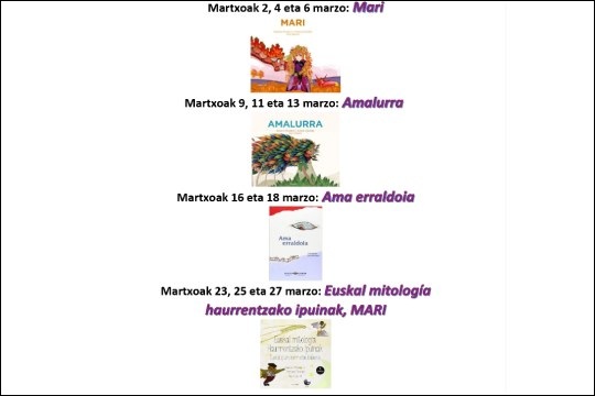 Ipuin-kontaketa: "Euskal mitologia: MARI"