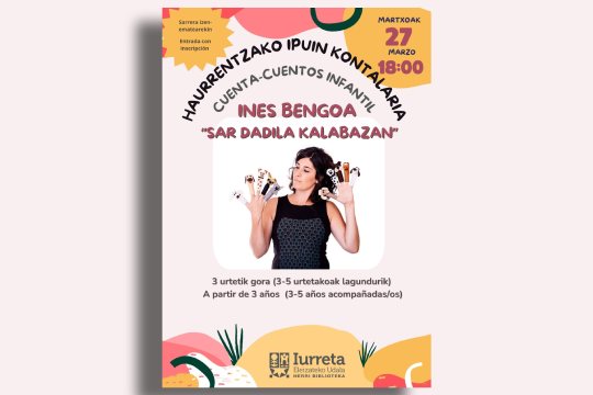 Ipuin kontalariak: Ines Bengoa "Sar dadila kalabazan"