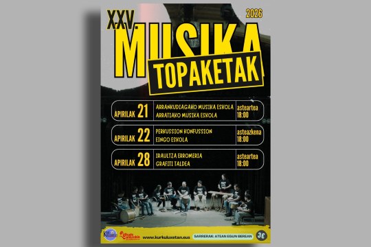 Musika Topaketak 2026 Bilboko Kafe Antzokian