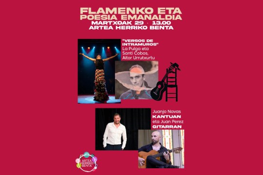 Flamenko eta poesia emanaldia