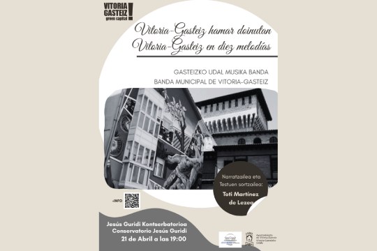Gasteizko Udal Musika Banda & Toti Mart&iacute;nez de Lezea: "Vitoria-Gasteiz en diez melod&iacute;as"