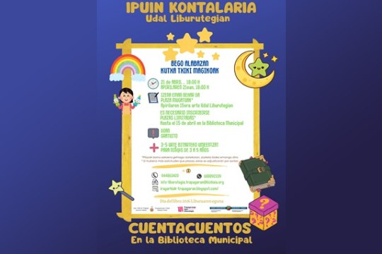 Cuentacuentos: Bego Alabazan "Kutxa txiki magikoak"