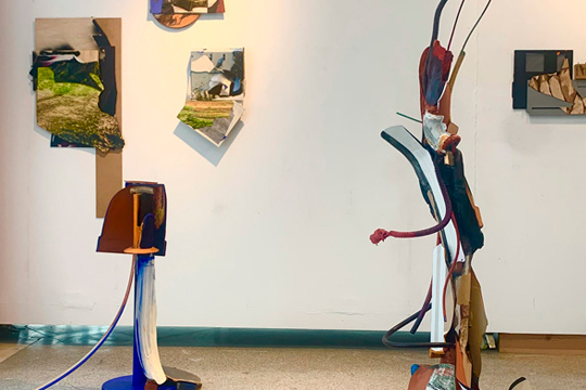 Algunas posibilidades (a partir de basura y simulacro), exposición de Miren Doiz - Kulturklik