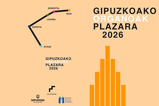 Gipuzkoako Organoak Plazara 2026: Monica Melcova + Marko Sevarlic + Musikeneko akordeoi ikasleak Gipuzkoako Organoak Plazara 2026: Monica Melcova + Marko Sevarlic + Musikeneko akordeoi ikasleak