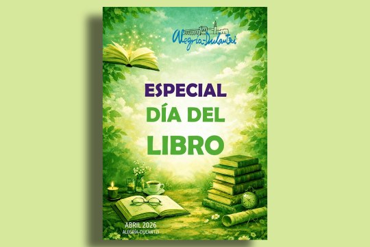 Liburuaren Eguna 2026 Alegr&iacute;a-Dulantzin: egitaraua