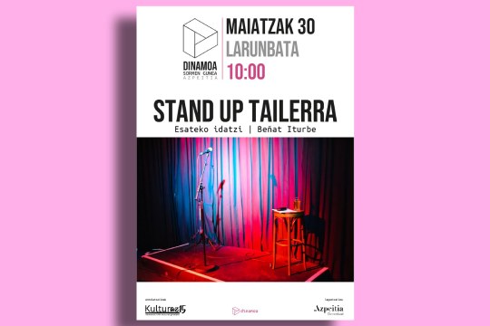 STAND UP TAILERRA: "SATEKO IDATZI"