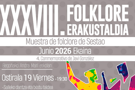 Sestaoko Folklore Erakustaldia 2026 Sestaoko Folklore Erakustaldia 2026