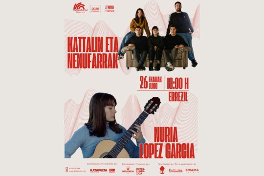 Katapulta Tour Gipuzkoa 2026: KATTALIN ETA NENUFARRAK + NURIA LOPEZ GARC&Iacute;A