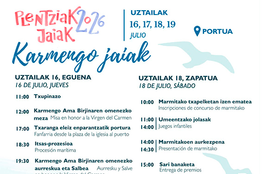 Karmengo Jaiak 2026 Plentzian: ITXAS EDER dantza-taldea Karmengo Jaiak 2026 Plentzian: ITXAS EDER dantza-taldea