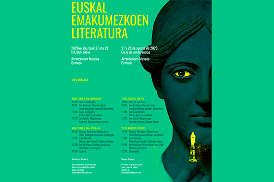 "Euskal Emakumezkoen Literatura 2026" hitzaldi-zikloa "Euskal Emakumezkoen Literatura 2026" hitzaldi-zikloa