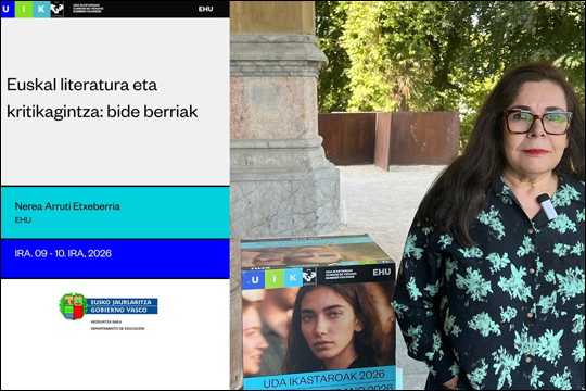 Cursos de Verano de EHU 2026: "Euskal literatura eta kritikagintza: bide berriak"