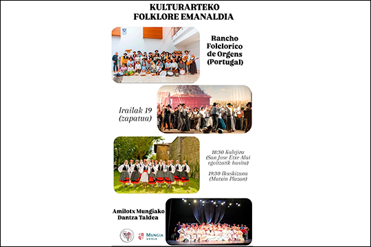 ACTUACI&Oacute;N FOLCL&Oacute;RICA INTERCULTURAL: Rancho Folclorico de Orgens + Amilotx Dantza Taldea