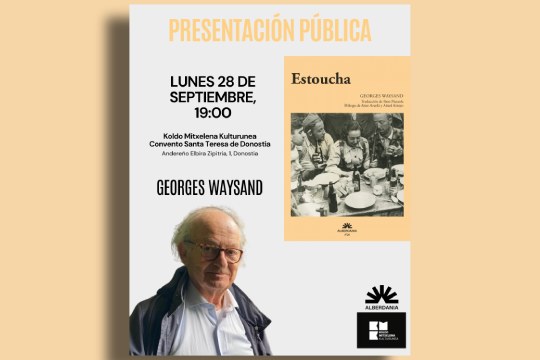 Presentaci&oacute;n de libro: "ESTOCUHA" (GEORGES WAYSAND)