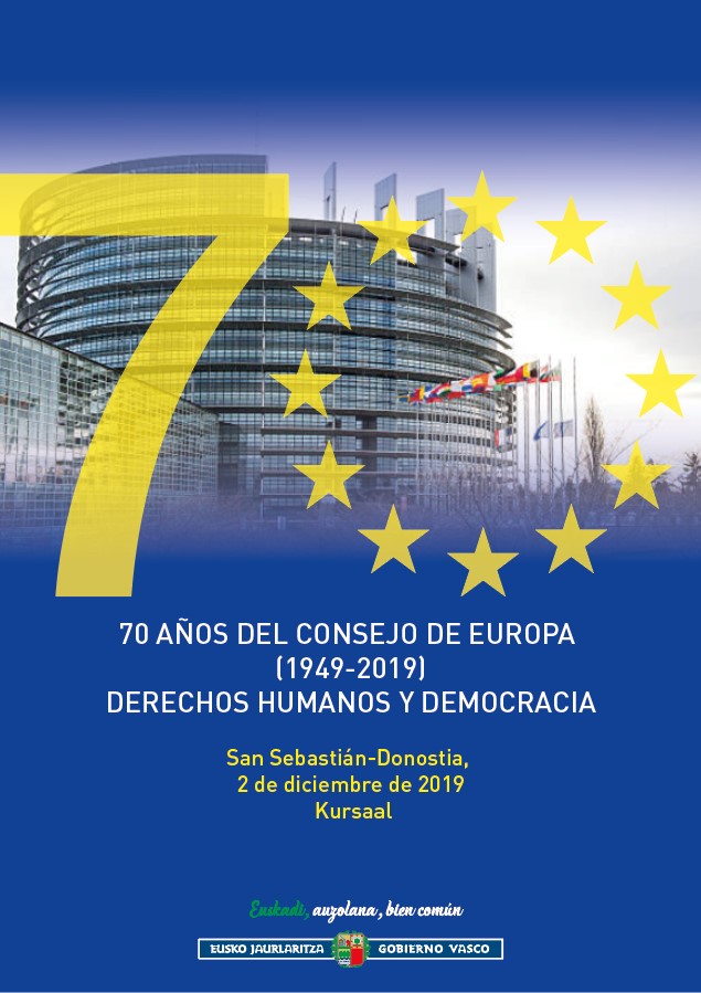 Jornada: 70 Aniversario del Consejo de Europa (1949-2019): Derechos Humanos y Democracia