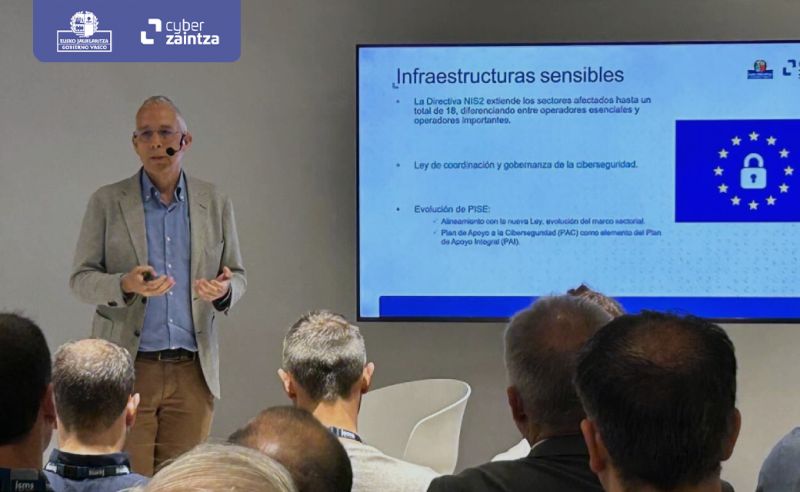 Javier Di&eacute;guez, Director General de Cyberzaintza, en el III ISMS Foro Regional en Euskadi.