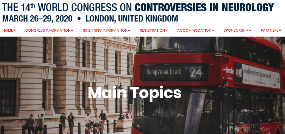 14th World Congress on Controversies in Neurology