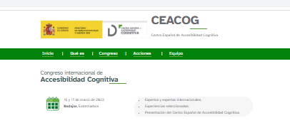 Congreso Internacional de Accesibilidad Cognitiva