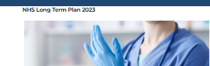 NHS Long Term Plan 2023 'Prevention, Personalisation, Performance'