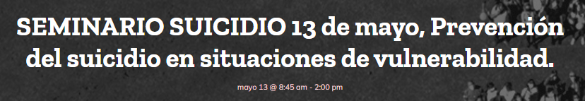 Prevenci&oacute;n del suicidio en situaciones de vulnerabilidad