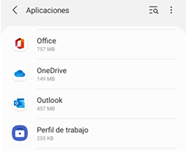 Imagen de los pasos para desinstalar o eliminar aplicaciones en Android 11. En el menú del dispositivo ir a "Ajustes"/ "Aplicaciones".