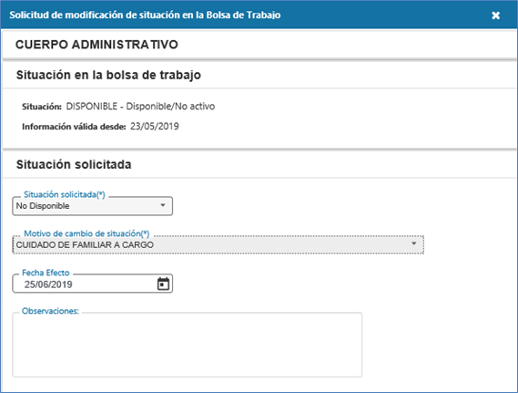 selecci&oacute;n de opciones
