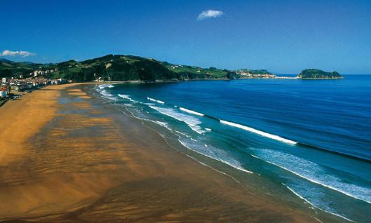 La plage de Zarautz