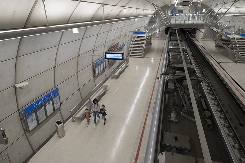 Metro Bilbao linea 3 Txurdinaga
