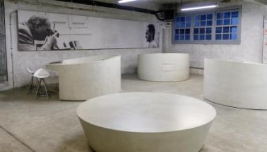 Inside the Chillida Lantoki centre