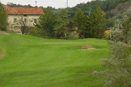 Vista del hoyo 14 del club Basozabal