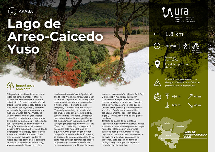 Descarga recorrido por el lago de Arreo-Caicedo Yuso