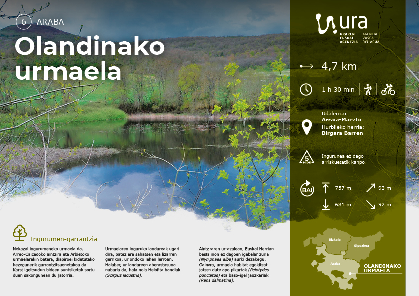 Jaitsi Olandinako urmaela ezagutzeko ibilbidea