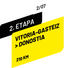 Etapa 2 - Vitoria Gasteiz > Donosti-San sebasti&aacute;n - 210km