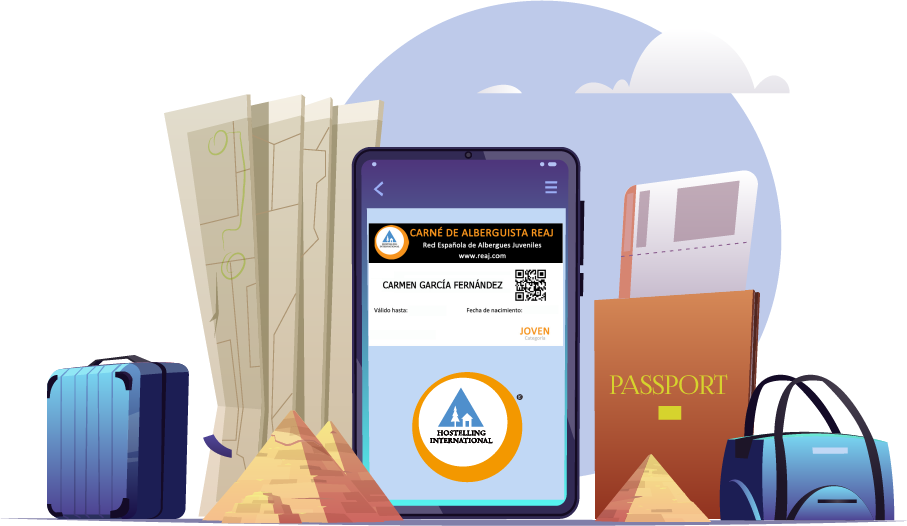 carn&eacute; de alberguista internacional