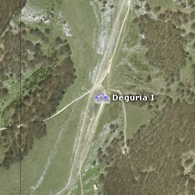 Deguria I tumuluaren satelite bidezko ikuspegia