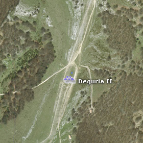 Deguria II tumuluaren satelite bidezko ikuspegia