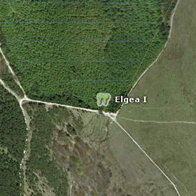 Elgea I trikuharriaren satelite bidezko ikuspegia