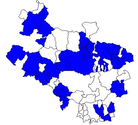 Mapa del territorio histórico de Alava