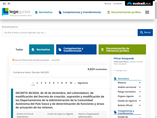 Resultados de búsqueda general