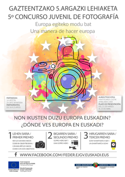 Cartel 5 concurso juvenil de fotograf&iacute;a