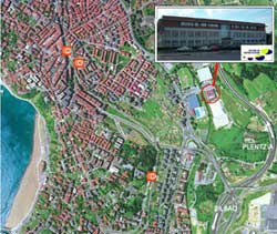 Localiización del Centro de Perfeccionamiento técnico