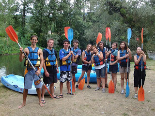 Grupo de una de las actividades al aire libre